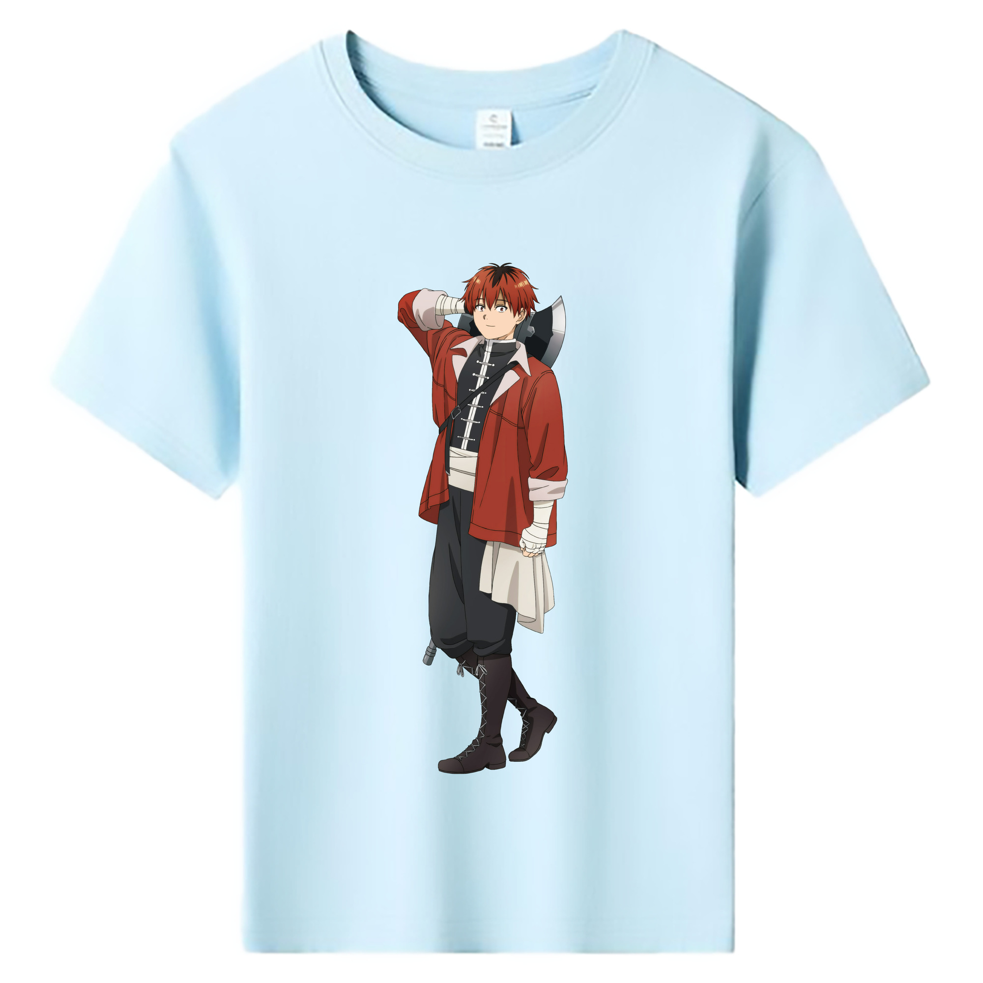（画像用） 葬送のフリーレン Frieren 綿100％キッズTシャツ（フロントプリント）